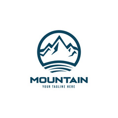 Mountain Logo. Outdoor logo design template 