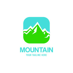 Mountain Logo. Outdoor logo design template 