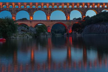 Papier Peint photo autocollant Pont du Gard The Pont du Gard is a Roman aqueduct in the south of France