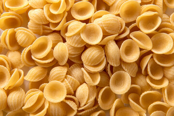 Orecchiette, tipica pasta della cucina Pugliese, Cibo Italiano