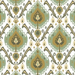 ethnic ikat chevron pattern background Traditional pattern on the fabric in Indonesia and other Asian countries