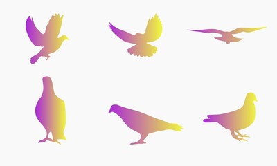 animal logo gradient color full