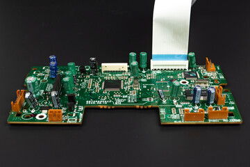 The motherboard of the device. The digital chip of the motherboard.