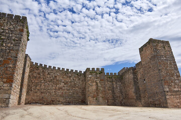 The medieval castle at Trujillo, Caceres, Spain