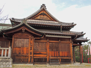 Fototapeta premium 千代保稲荷神社名古屋支所の拝殿