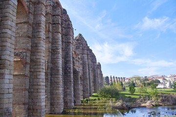 Roman Aqueduct of Los Milagros, Merida, Spain