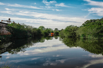 river and bridge