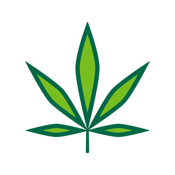 Cannabis (Ruderalis) Leaf Green Weed Icon