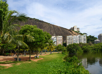  View of  the Rodrigo de Freitas Lagoon