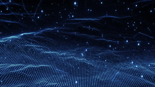 digital won. quantum technology digital computing concept