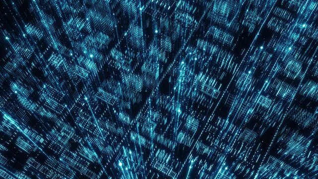 digital won. quantum technology digital computing concept