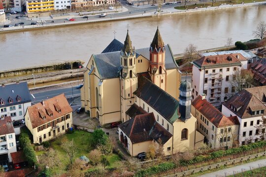 W&uuml;rzburg, Burkarderkirche, Main