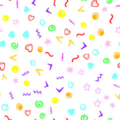 hearts vector seamless pattern. Design template for holiday and wedding card and valentines day, wallpaper, background. Love pattern. Love background. cartoon style