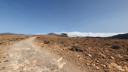 fuerteventura dessert climate Pico de la Zara hikking