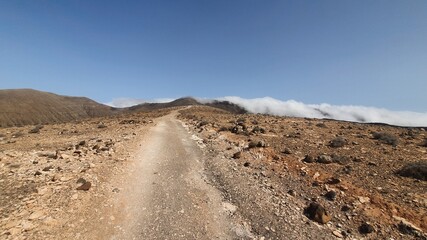 fuerteventura dessert climate Pico de la Zara hikking