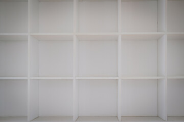 white empty store shelf shelves bookcase bookshelf cabinet