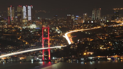 Bosphorus Istanbul, 15 July Martrys Bridge