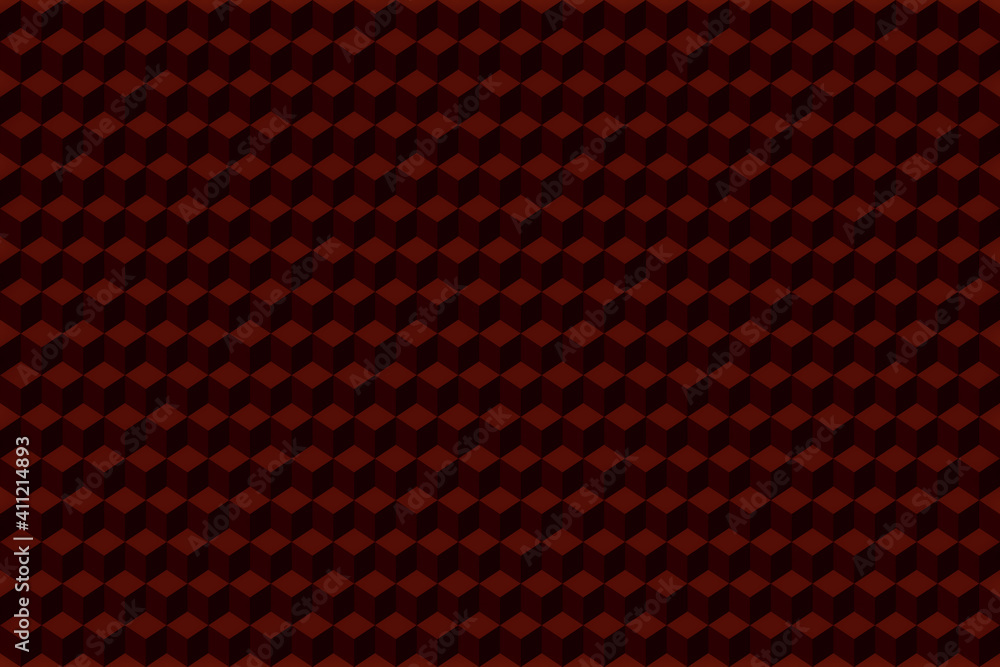 Poster abstract color background consisting of cubes and blocks. illustration with squares and hexagons.