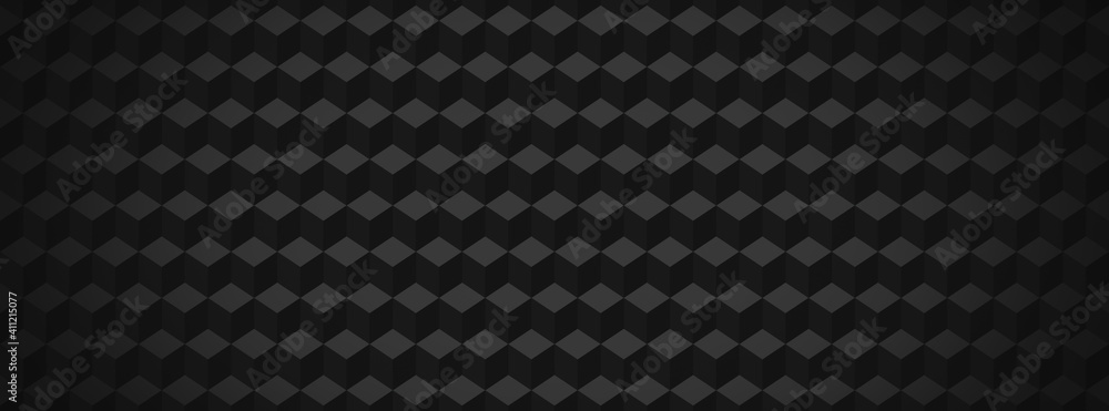 Poster abstract color background consisting of cubes and blocks. illustration with squares and hexagons.