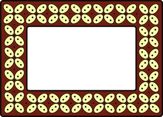 Obraz premium design ornament vektor frame photo batik
