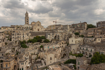 Fototapeta na wymiar Matera ancient city from Italy. A world heritage destination