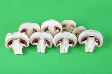 Champignon-Hälften