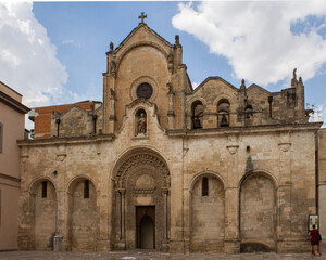 Fototapeta na wymiar Matera, an Unesco World Heritage site from Italy