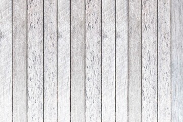 Obraz premium Old white vintage wooden wall pattern and seamless background