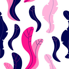 Pink Navy Seamless Pattern
