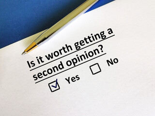 Questionnaire about specialist