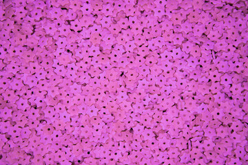 Abstract pink background using small pink stars. Arts and craft materials