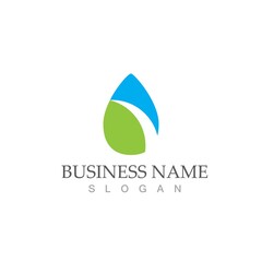Water drop Logo Template vector