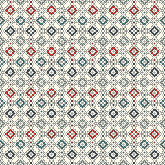 Ethnic, tribal seamless surface pattern. Repeated diamonds and rhombuses motif. Folk background. Folkloric wallpaper. Geometric ornament. Geo digital paper, textile print. Vector art