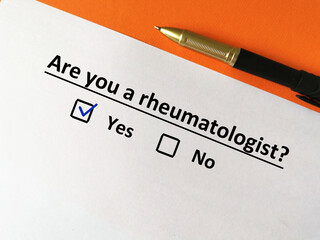 Questionnaire about specialist