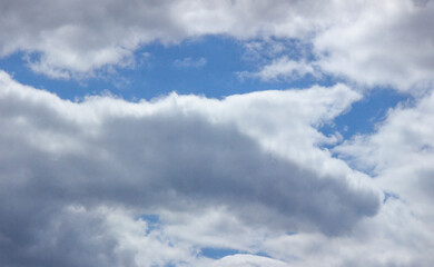 Blue sky with clouds