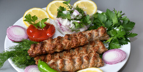 Lula kebab in Mediterranean cuisine