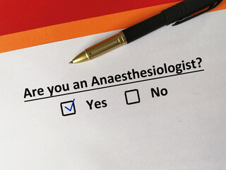 Questionnaire about specialist