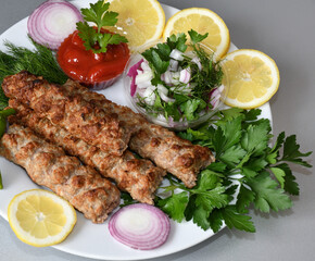 Lula kebab in Mediterranean cuisine