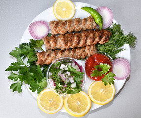 Lula kebab in Mediterranean cuisine