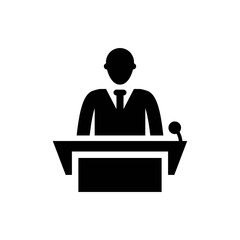 Business presentation icon