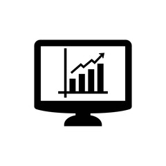 Business growth icon
