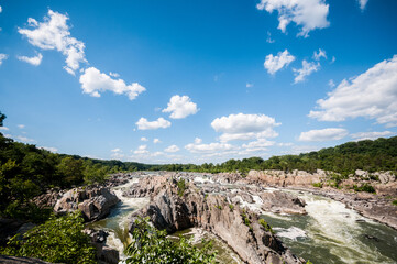 Great Falls, VA, USA, water falls, landscape, nature