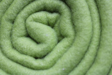 grüne Wolldecke