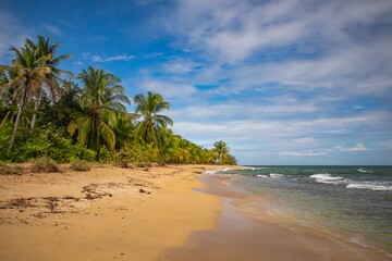 Beach - Playa Manzanilo by the Caribbean Sea Costa Rica