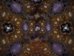 Imaginatory fractal background Image