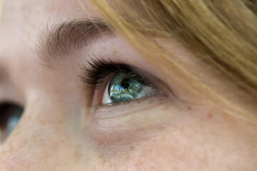 Obraz premium close up of a female eye