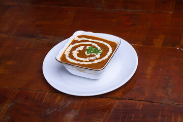 Dal makhani or daal makhni is a popular food from Punjab / India made