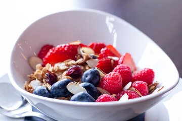 Fruit in granola