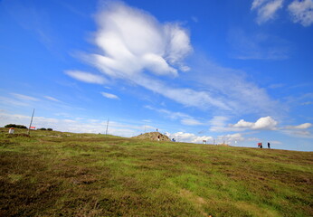 Fototapeta na wymiar Widok ze szczytu góry