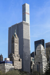 Fototapeta na wymiar Buildings in Manhattan, New York City.